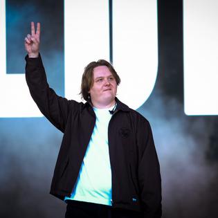 Bang Showbiz / Lewis Capaldi performing at Glastonbury 2025.