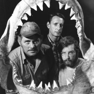 Bang Showbiz / Robert Shaw, Richard Dreyfuss and Roy Scheider in Jaws.