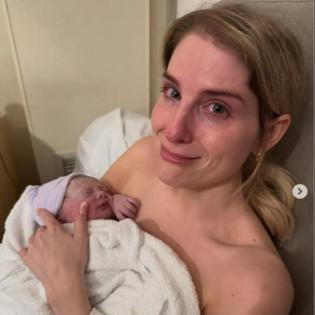 Bang Showbiz / Meghan Trainor and her new baby (c) Instagram