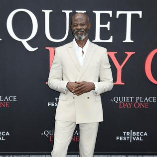 Bang Showbiz / Djimon Hounsou has claimed he was punched by his former partner