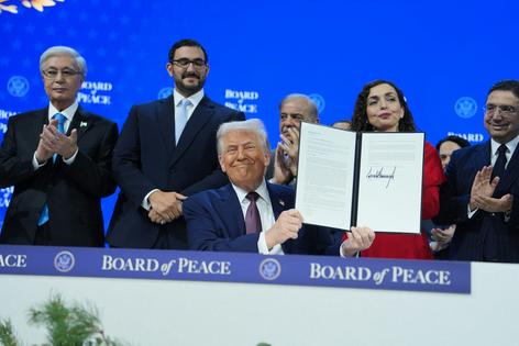 President Donald Trump's America First policies have reshaped the nation's stance regarding global security and trade. AP Photo/Evan Vucci
