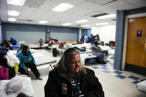 Shelters for people experiencing homelessness are an option for people fleeing domestic violence but are a short-term solution.
Aaron Ontiveroz/The Denver Post via Getty Images