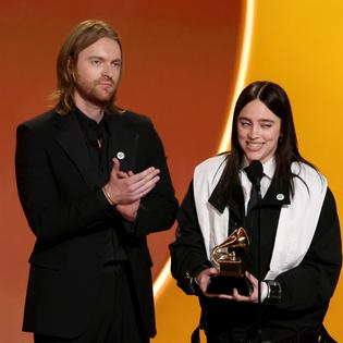 Bang Showbiz / Finneas O'Connell and Billie Eilish at the Grammys