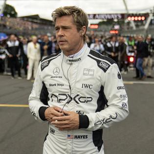 Bang Showbiz / Brad Pitt as Sonny Hayes in F1