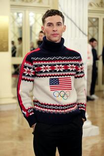 American figure skater and media personality Adam Rippon – shown here at the 2026 Olympics, where he is part of the NBC Sports coverage team – came out publicly in 2018 about the dangerous starvation diet he followed for years.
              Vittorio Zunino Celotto/Getty Images Sport via Getty Images