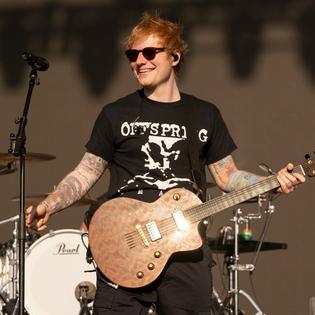 Bang Showbiz / Ed Sheeran performing at 2024's BottleRock Napa Valley festival