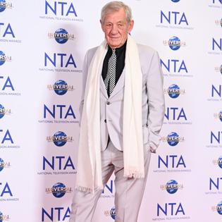 Bang Showbiz / Sir Ian McKellen at the 2023 National Television Awards