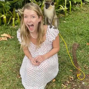 Bang Showbiz / Apple Martin has blamed her spot outbreaks on 'stress'