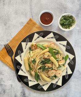 This spectacular plating begins with the dish, given out at the IACP/Julia Child Cookbook Awards ceremony in 1997. (JeanMarie Brownson/TCA)