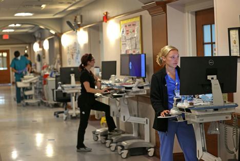 The use of temporary replacement nurses when hospitals are understaffed is a common tactic.
              David L. Ryan/The Boston Globe via Getty Images
