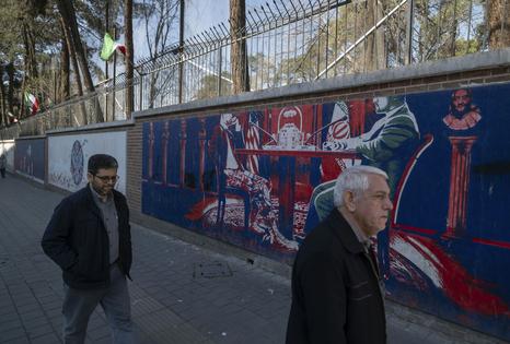 When it came to U.S.-Iran talks, the writing was on the wall. Morteza Nikoubazl/NurPhoto via Getty Images