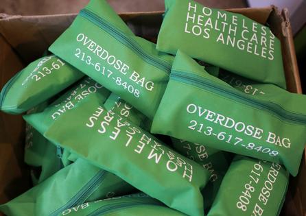 Harm reduction practices, such as distributing overdose kits, have proven effective in helping substance users.
              Al Seib/Los Angeles Times via Getty Images