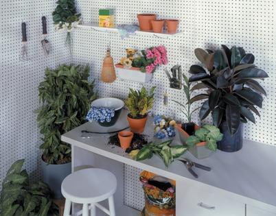 You can create a one-of-a-kind wall or area designed to grab and go what you need. (Lowe’s/TCA)