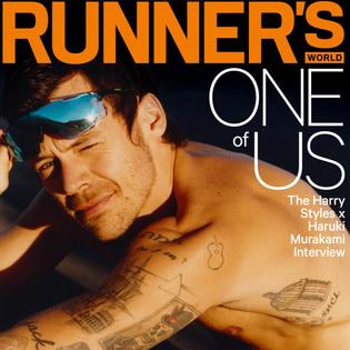 Bang Showbiz / Harry Styles on the cover of Runner's World.