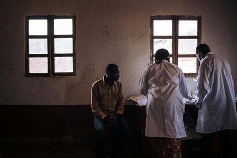 The parasites that cause river blindness and elephantitis have been afflicting people for centuries.  Alexis Huguet/AFP via Getty Images