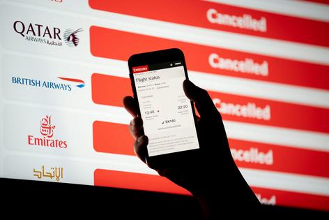 Canceled flights due to the Iran war have made it difficult for Americans to leave countries in the Middle East. Marcin Golba/NurPhoto via Getty Images