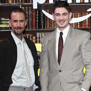 Bang Showbiz / Young Sherlock stars Joseph Fiennes and Hero Fiennes Tiffin