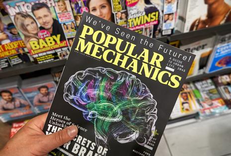 Popular Mechanics magazine. Dreamstime/TCA