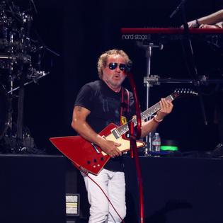 Bang Showbiz / Sammy Hagar performing at iHeartRadio Music Festival 2025.