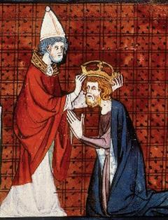 Pope Leo III crowns Charlemagne as Holy Roman Emperor in 800.
              Wikimedia Commons