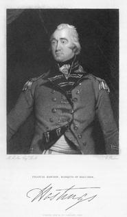 Francis Rawdon, a British army officer in his mid-20s, organized the Volunteers of Ireland regiment in New York in 1779.
              Hulton Archive/Getty Images