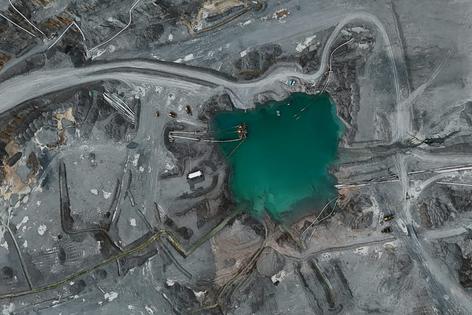 The open-pit Cobre Panama copper mine in Donoso, Panama.
              AP Photo/Matias Delacroix