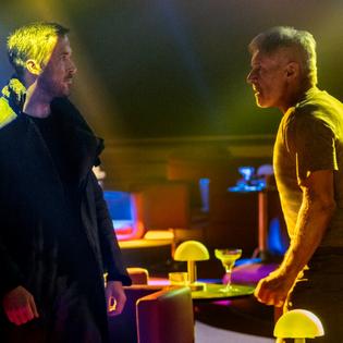 Bang Showbiz / Ryan Gosling and Harrison Ford in Blade Runner 2049.