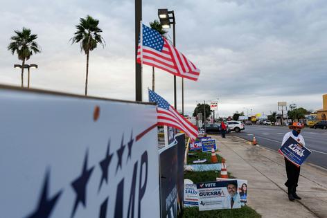 In 2024, Trump and other Republicans scored notable gains in the Rio Grande Valley of Texas, along with other heavily Hispanic areas. Getty Images/Michael Gonzalez
