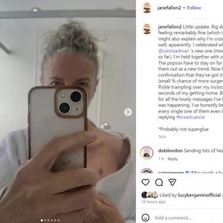 Bang Showbiz / Ricky Gervais' partner Jane Fallon undergoes breast cancer surgery