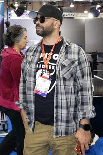 Former Proud Boys chairman Enrique Tarrio is seen at CPAC in Grapevine, Texas, on March 25, 2026.
              Leandro Lozada/AFP via Getty Images