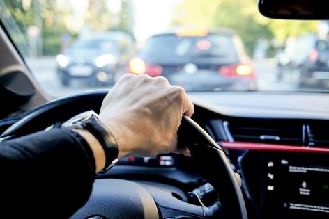 Mindfulness means acknowledging and accepting challenging feelings, such as stress and frustration from unexpected delays.
LB Studios/Connect Images via Getty Images