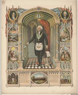 George Washington was initiated into Freemasonry at the age of 20. Strobridge & Co. Lith./Library of Congress via AP