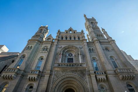 The Masonic temple in Center City serves as the headquarters of the grand lodge of Pennsylvania.
              SEN LI/Moment Collection via Getty Images