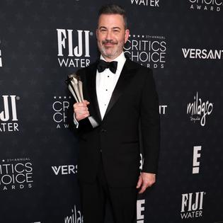 Bang Showbiz / Jimmy Kimmel has poked fun at Donald Trump's Iran threats.