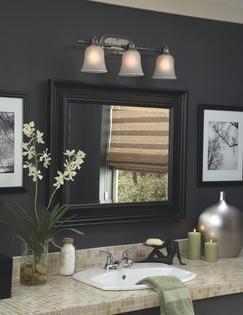 Who knew replacing an ordinary bathroom light fixture could involve so many choices? (Seagull Lighting/TCA)