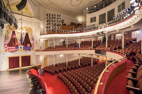 WASHINGTON, D. C. - Historic Ford's Theatre. The theater is infamous as the site of the assassination President Abraham Lincoln in 1865. Dreamstime/TCA