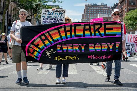 Laws that pose LGBTQ+ rights as a matter of health equality may garner more support than economic or social equality.
Erik McGregor/LightRocket via Getty Images