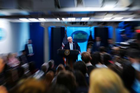 China and Russia view the U.S. grand strategy as increasingly out of focus. AP Photo/Julia Demaree Nikhinson