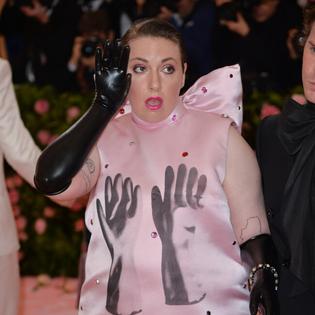 Bang Showbiz / Lena Dunham took a break from rehab to attend the Met Gala in New York