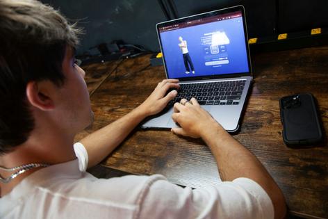 Character.AI allows users to create a customizable avatar to chat with them.
              AP Photo/Katie Adkins