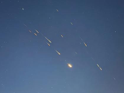 Missile traces are seen over Damascus, Syria, during Iran’s missile attacks against Israel on June 14, 2025.
              Hummam Sheikh Ali/Xinhua via Getty Images
