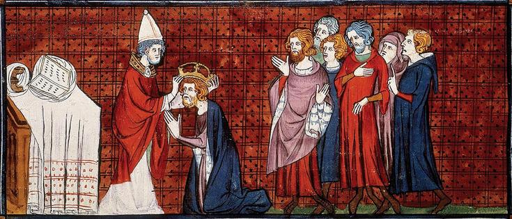 Pope Leo III crowned Charlemagne as emperor on Christmas Day, 800 A.D. Levan Ramishvili/Flickr via Wikimedia Commons