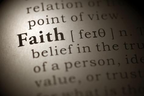 Dictionary definition of the word faith. Dreamstime/TCA