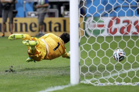 World Cup pitches take a beating. AP Photo/Bernat Armangue