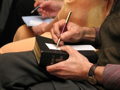 Bible study. Dreanstime/TCA