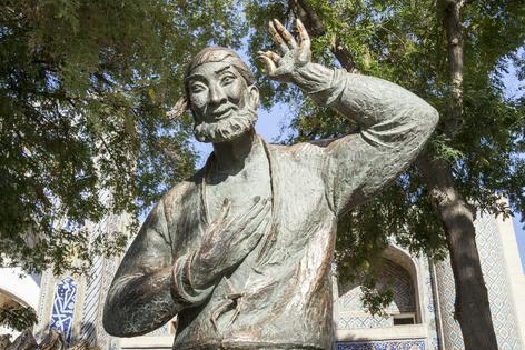 Statue of Nasreddin Hoja in Bukhara, Uzbekistan.
              Mel Longhurst/VW Pics/Universal Images Group via Getty Images