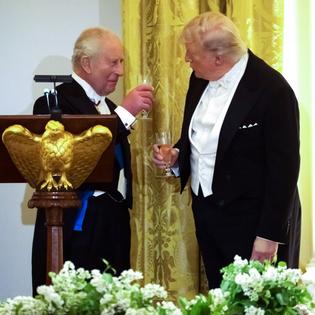 Bang Showbiz / King Charles teased Donald Trump during a State Dinner at the White House