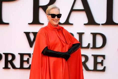 Actress Meryl Streep attends the world premiere of 'The Devil Wears Prada 2' in New York.  Angela Weiss / AFP via Getty Images