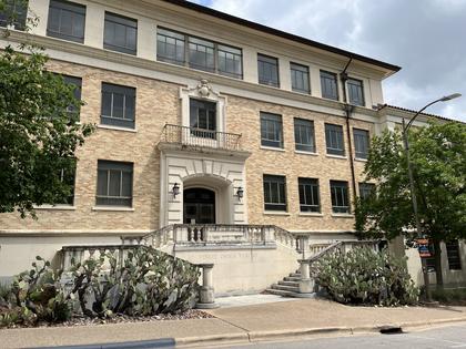 Old Journalism building and home of the Daily Texan when Andy was editor in 1970. Andy Yemma