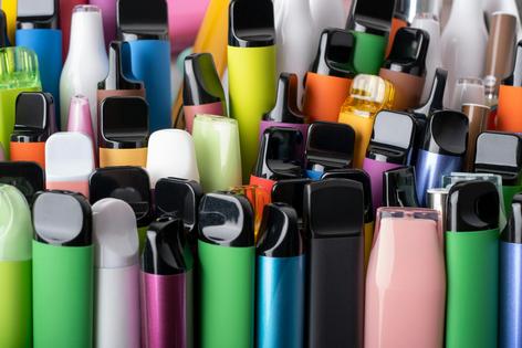 There are currently 45 approved vaping products in the U.S. Most are tobacco- or menthol-flavored; only two are fruit-flavored. Roman Mykhalchuk/iStock via Getty Images Plus